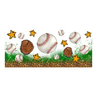 Baseball Glove With Leopard Libbey Glass | Teevron