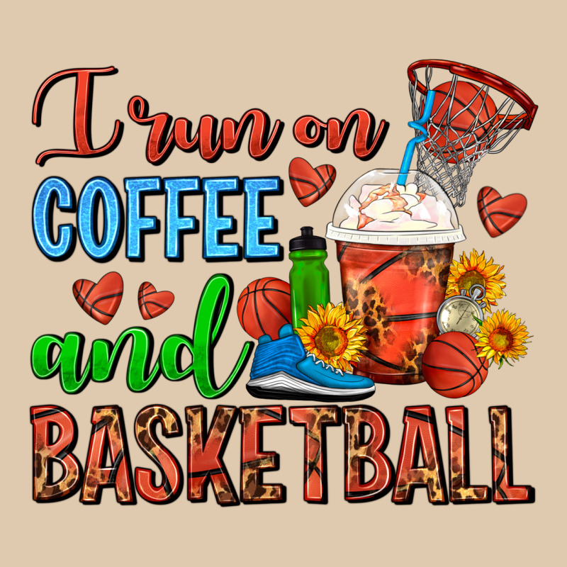 I Run On Coffee And Basketball Frappe Heavyweight Sweatshirt by FaDigitalArtStudio | Teevron