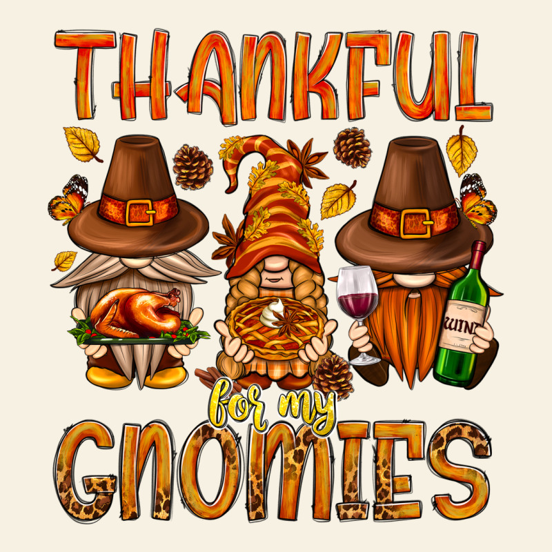 Thankful For My Gnomies Vintage Tee by NancyCooperArtShop | Teevron