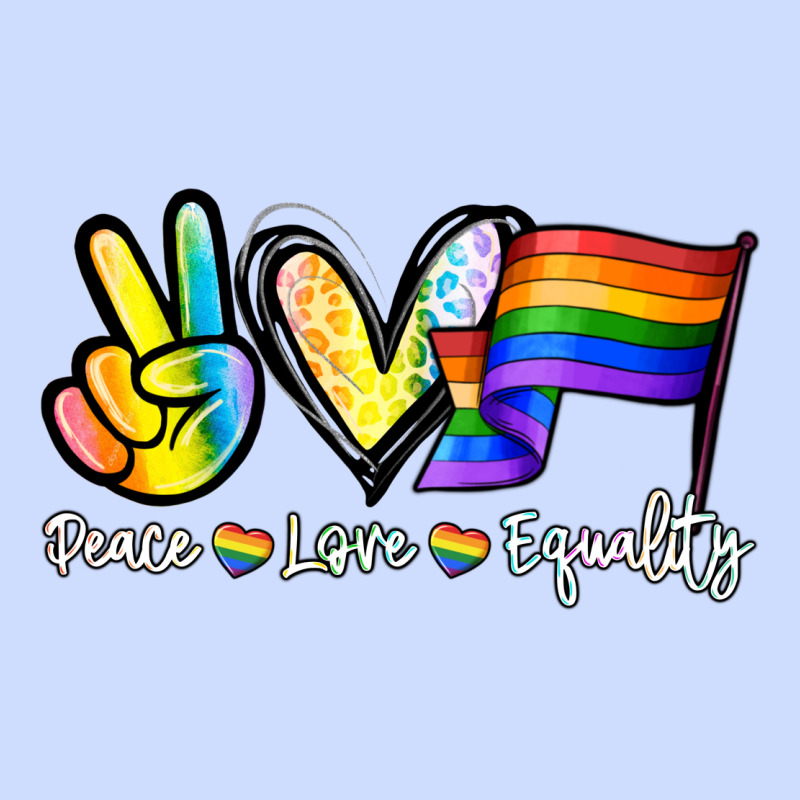 Peace Love Equality Urban Heavy Tee by NancyCooperArtShop | Teevron