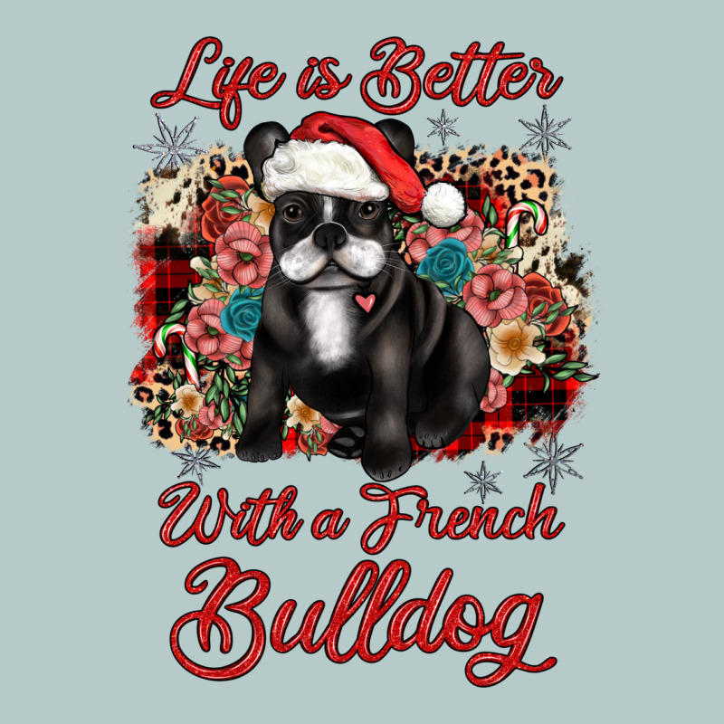 Christmas Life Is Better With A French Bulldog Heavy Core Tee by JahusDesignShop | Teevron