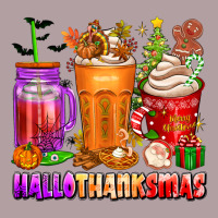 Hallothanksmas Coffee Cups Vintage Hoodie | Teevron