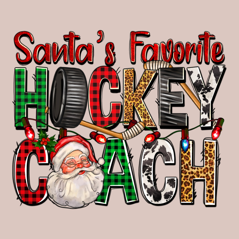 Santa's Favorite Hockey Coach For Christmas Premium Hoodie by FaDigitalArtStudio | Teevron