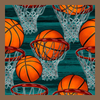 Basketball Hoop Seamless Pattern Premium Tee | Teevron