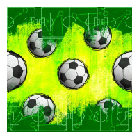 Soccer Balls With Field  And Tactics Seamless Pattern Premium Tee | Teevron