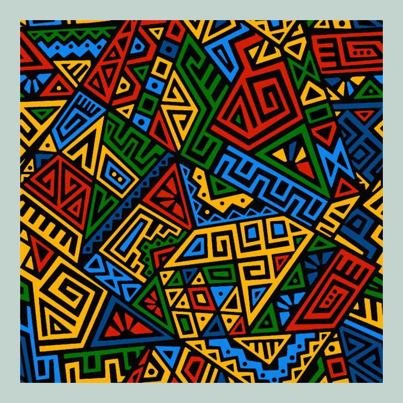 African Geometric Seamless Pattern Zipper Hoodie by BundleAndBundleShop | Teevron