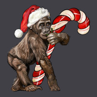 Christmas Candy Cane Baby Gorilla Heavyweight Hoodie | Teevron