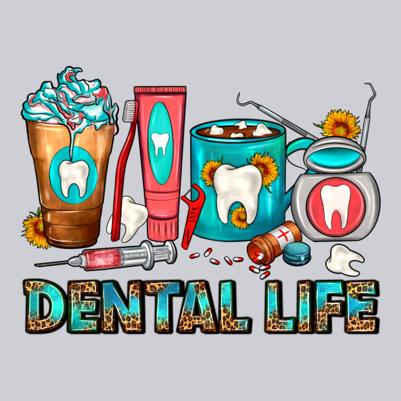 Dental Life Dentist Coffee Cups Heavyweight Sweatshirt by FaDigitalArtStudio | Teevron