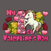 My First Valentine's Day Unicorn Premium Hoodie | Teevron