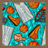 Basketball Uniform And Hoop Seamless Pattern Premium Tee | Teevron