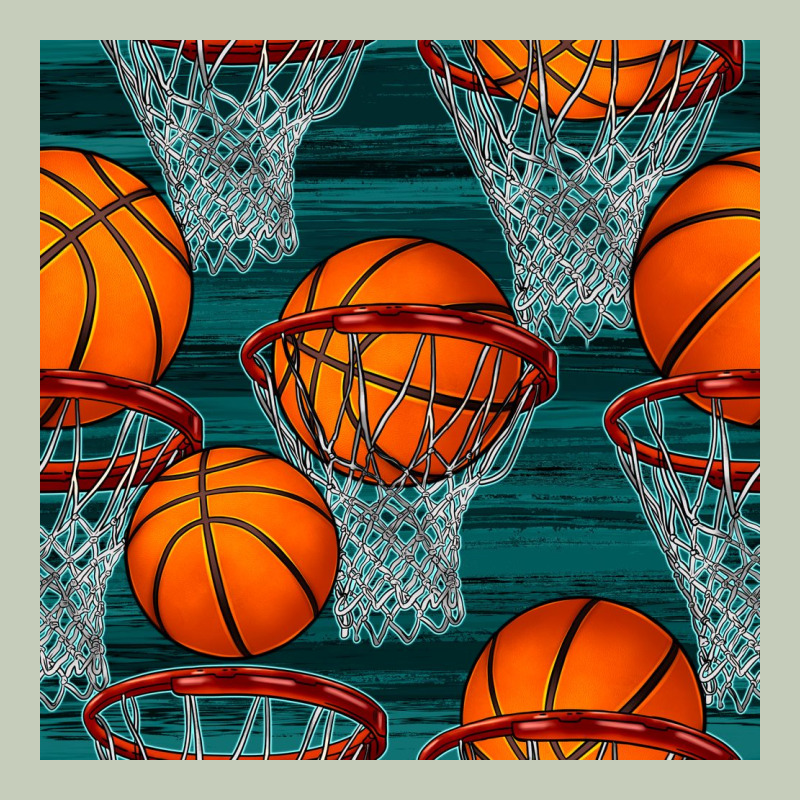 Basketball Hoop Seamless Pattern Ladies Tee by BundleAndBundleShop | Teevron