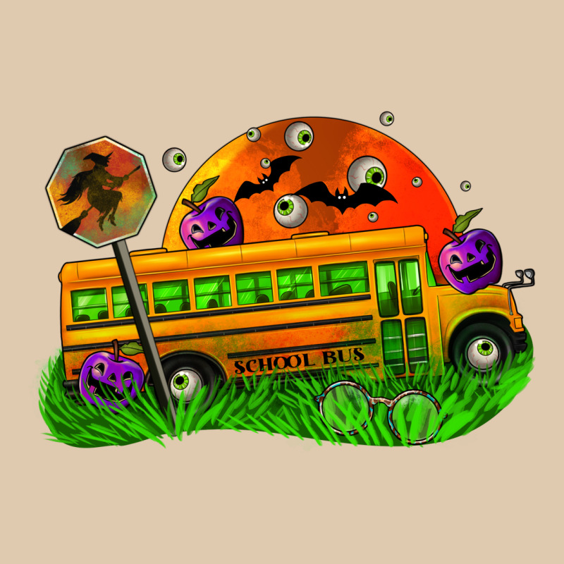 Halloween School Bus Heavyweight Sweatshirt by FaDigitalArtStudio | Teevron