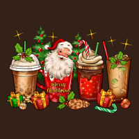 Christmas Santa Coffee Cups Heavy Core Tee | Teevron