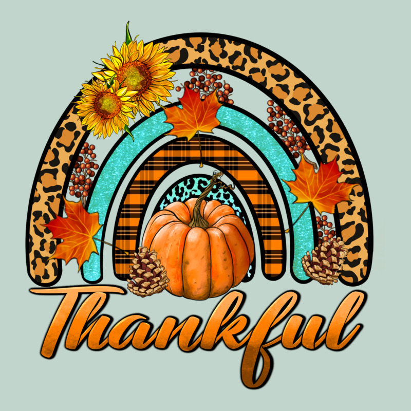 Thankful Pumpkin Rainbow Zipper Hoodie by BundleAndBundleShop | Teevron