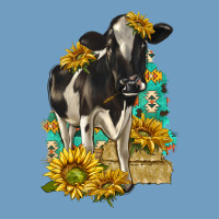 Sunflowers Cow Urban Heavy Tee | Teevron