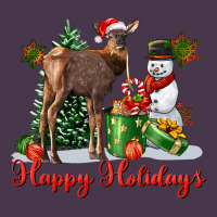 Happy Holidays Baby Deer Heavyweight Hoodie | Teevron