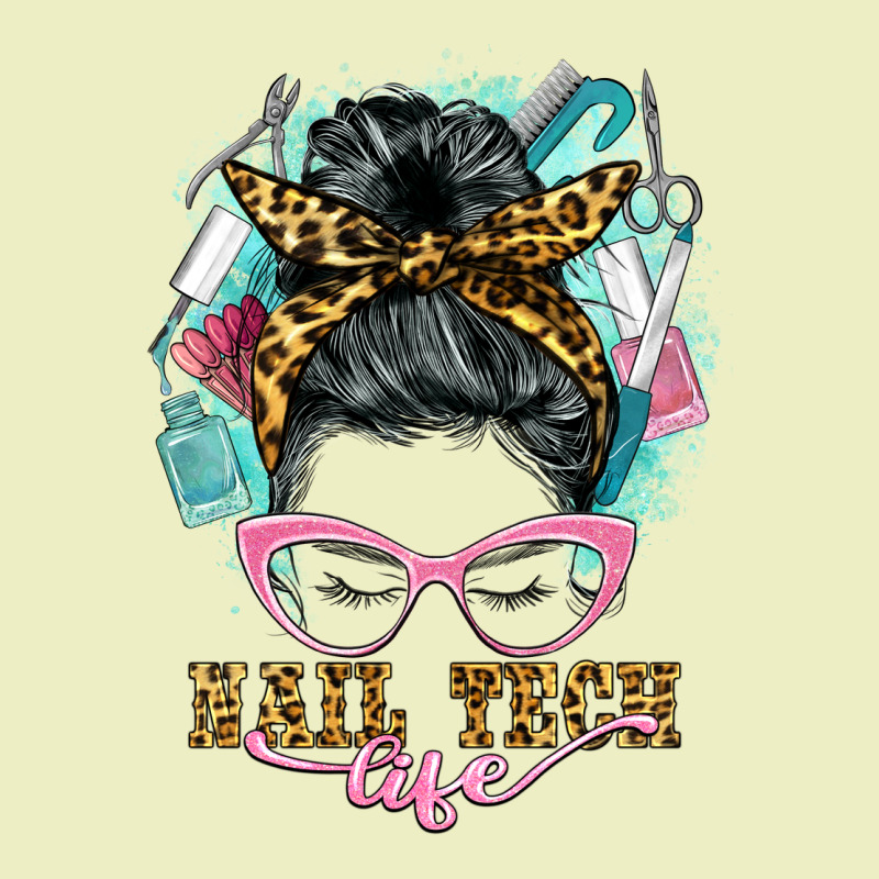 Nail Tech Life Messy Bun Urban Hoodie by BarkalooDesign | Teevron