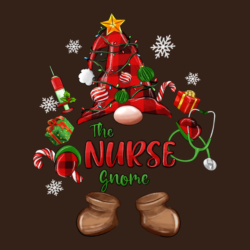 The Nurse Gnome Christmas Heavy Core Tee by MaliasSmallBusiness | Teevron