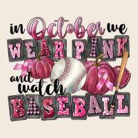 In October We Wear Pink And Watch  Baseball Zipper Hoodie | Teevron