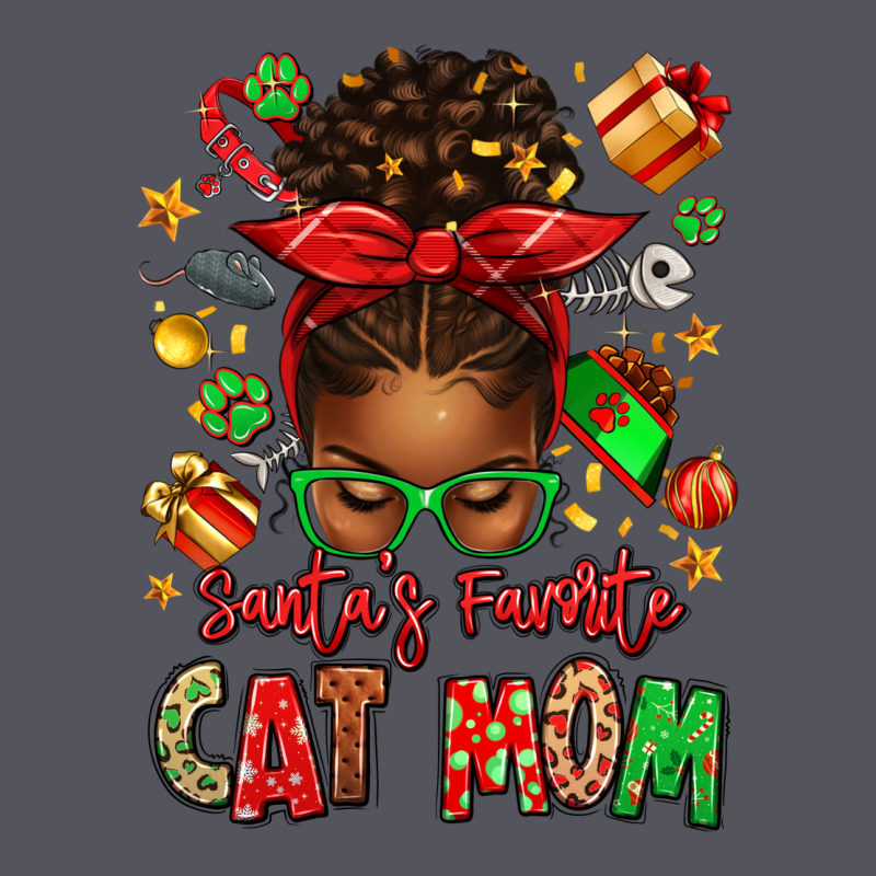 Santas Favorite Cat Mom Vintage Hoodie by texasbilliewilder | Teevron