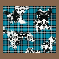 Winter Plaid And Cowhide Pattern Premium Tee | Teevron