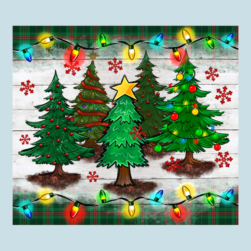 Christmas Trees Tumbler Ladies Tee by BundleAndBundleShop | Teevron