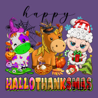 Happy Hallothanksmas Farm Animals Vintage Hoodie | Teevron
