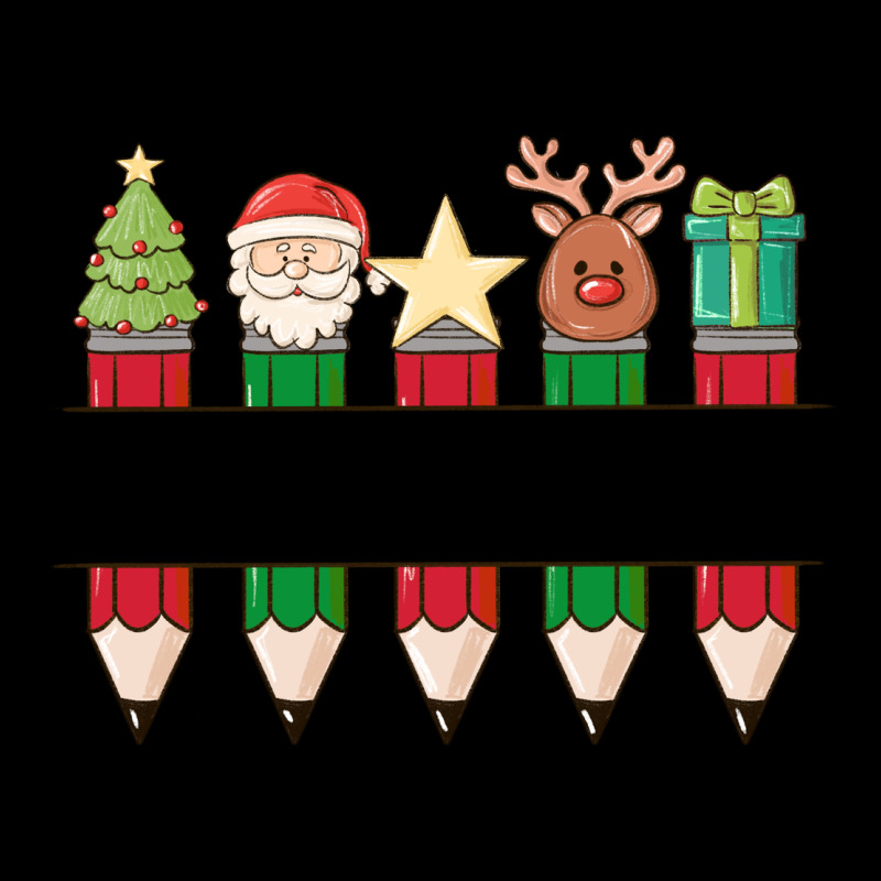 Add Your Personalization Christmas Pencils Heavy Core Tee by MaliasSmallBusiness | Teevron