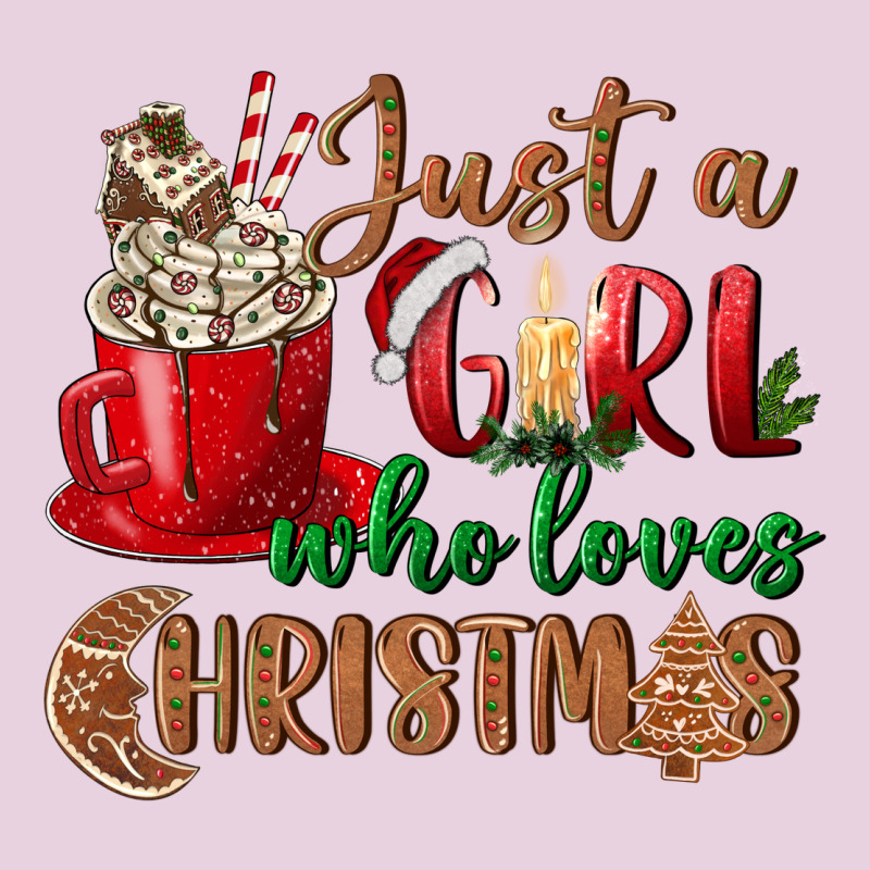 Just A Girl Who Loves Christmas Ladies Tee by BundleAndBundleShop | Teevron