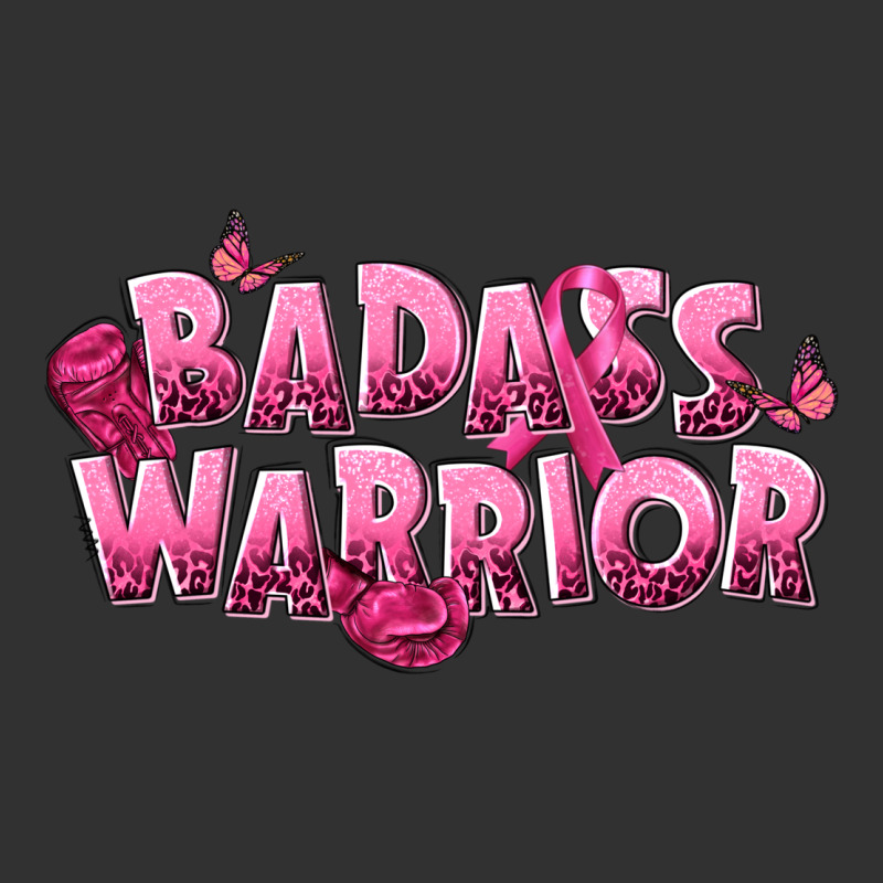 Badass Warrior Breast Cancer Urban Heavy Tee by NancyCooperArtShop | Teevron