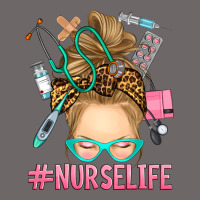 Blonde Messy Bun Nurse Life Classic Tee | Teevron