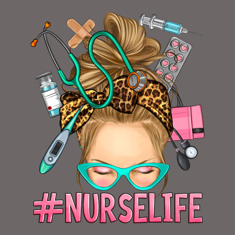 Blonde Messy Bun Nurse Life Classic Tee by RanaPortraitStore | Teevron