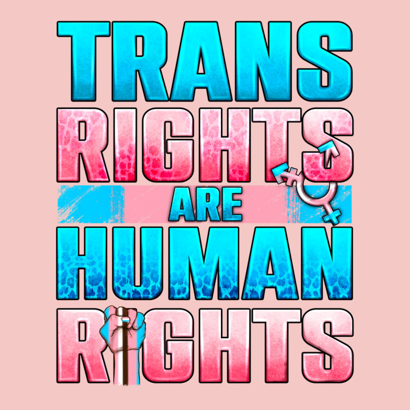 Trans Rights Are Human Rights Urban Heavy Tee by NancyCooperArtShop | Teevron