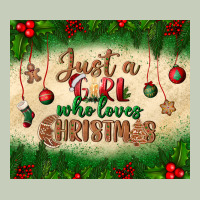 Just A Girl Who Loves Christmas Tumbler Ladies Tee | Teevron