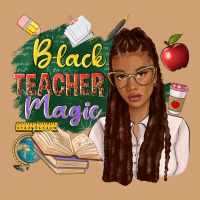 Black Teacher Magic With Afro Vintage Tee | Teevron
