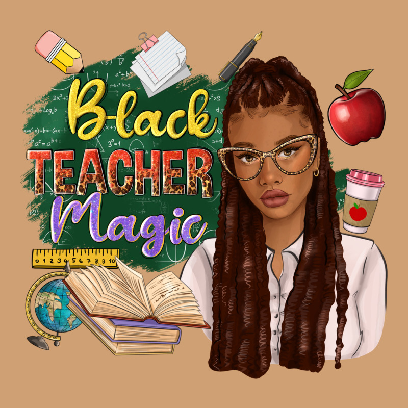 Black Teacher Magic With Afro Vintage Tee by NancyCooperArtShop | Teevron