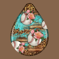 American Football And Western Roses Teardrop Premium Tee | Teevron