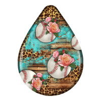 american football and western roses teardrop | Teevron