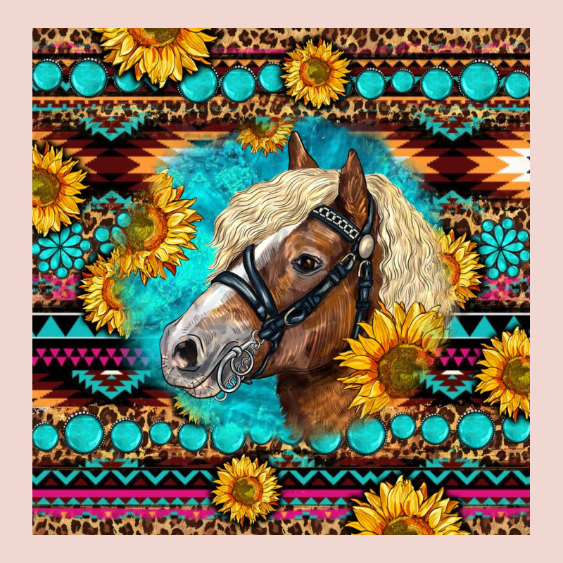 Haflinger Horse Aztec Premium Sweatshirt by LillyAllenDesigns | Teevron