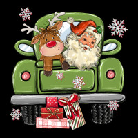 Christmas Santa And Reindeer Truck Heavy Core Tee | Teevron