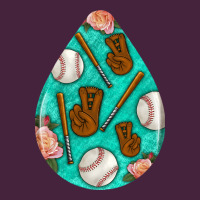 Baseball And Western Roses Teardrop  5 Premium Tee | Teevron