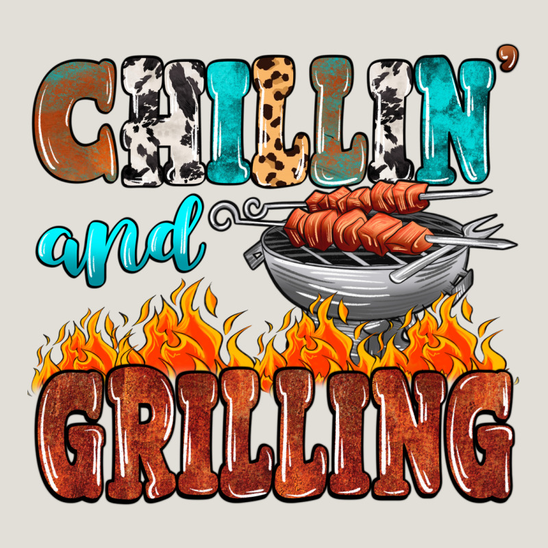 Chillin And Grilling Heavy Core Tee by MaliasSmallBusiness | Teevron