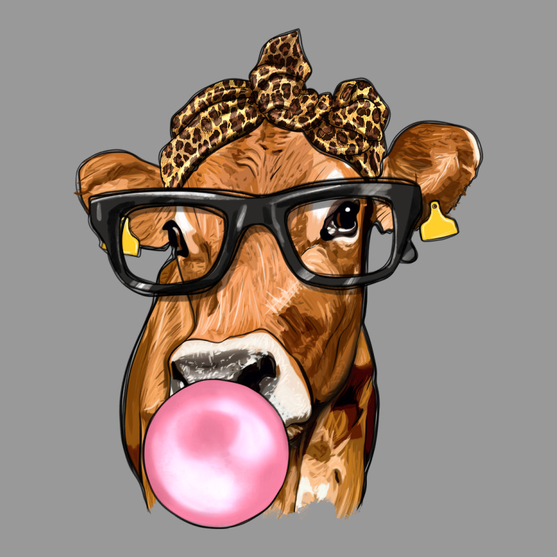 Cow Lick With Leopard Bandana Vintage Hoodie by texasbilliewilder | Teevron