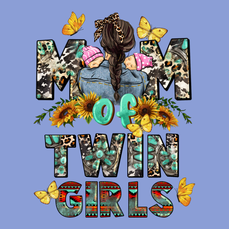 Mom Of Twin Girls Mother's Day Long Sleeve Tee by CowGirlArtShop | Teevron
