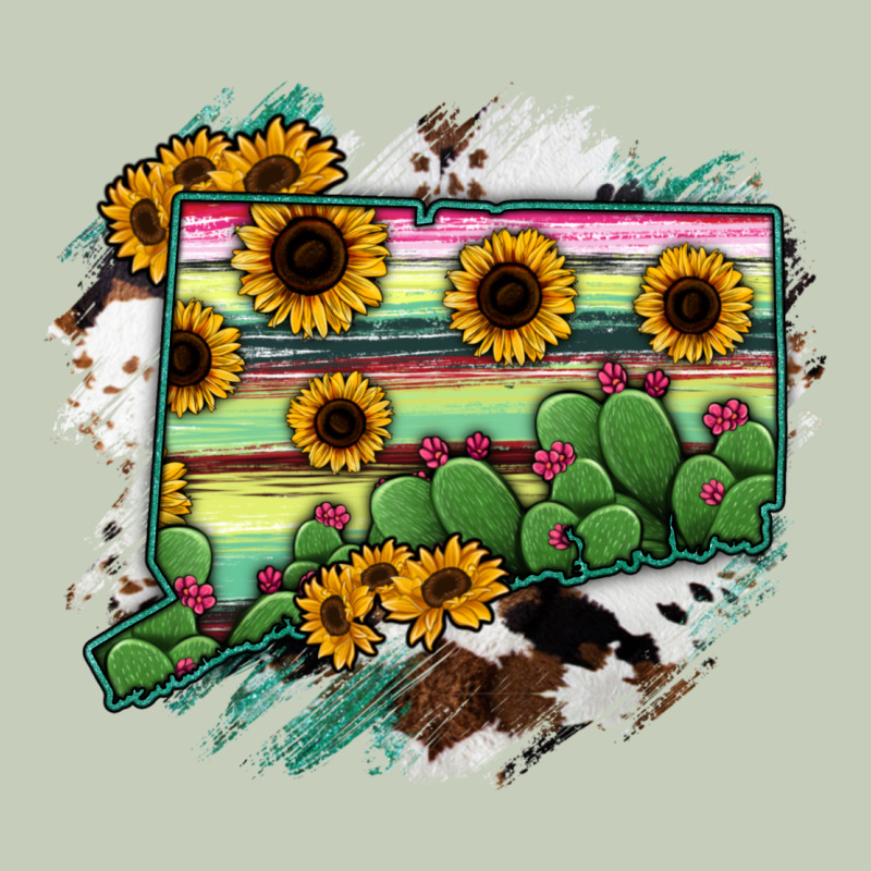 Connecticut State Map Ladies Tee by RanaPortraitStore | Teevron