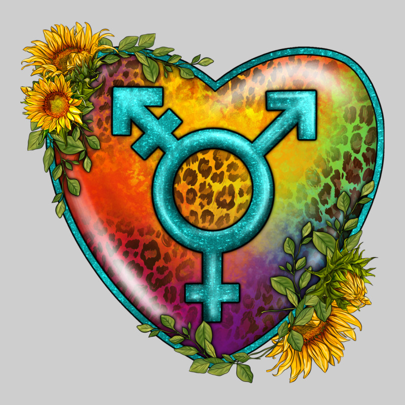 Lgbtq Heart With Sunflower Premium Tee by BundleAndBundleShop | Teevron