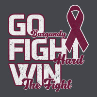 Go Burgundy Fifht Hard Win The Fight Classic Tee | Teevron