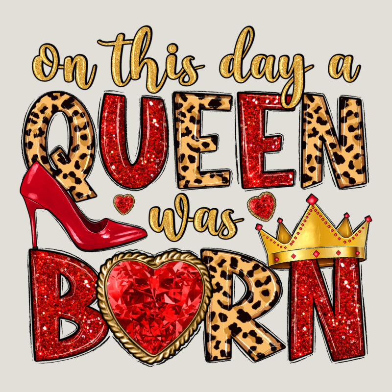 On This Day A Queen Was Born Heavy Core Tee by MaliasSmallBusiness | Teevron