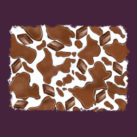Distressed Chocolate Milkshake Cowhide Premium Tee | Teevron