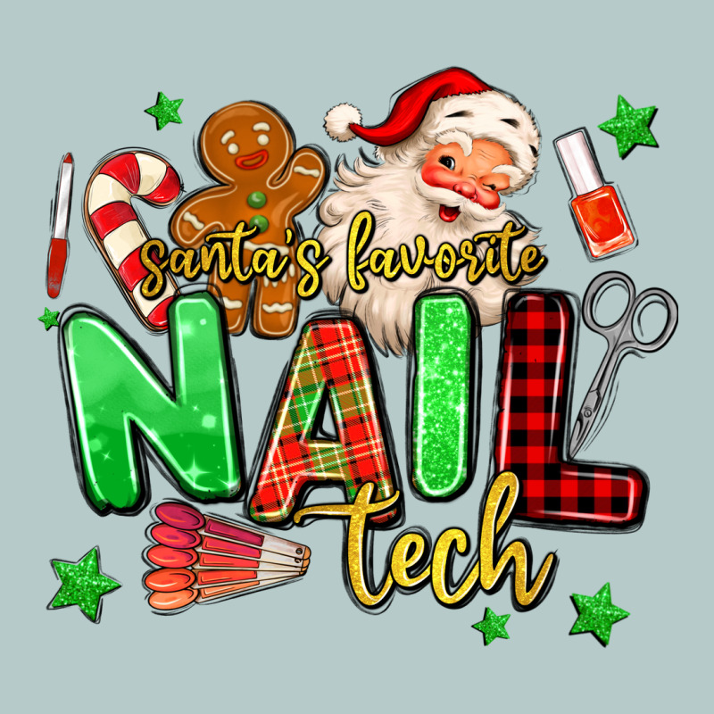 Santas Favorite Nail Tech Heavy Core Tee by MaliasSmallBusiness | Teevron